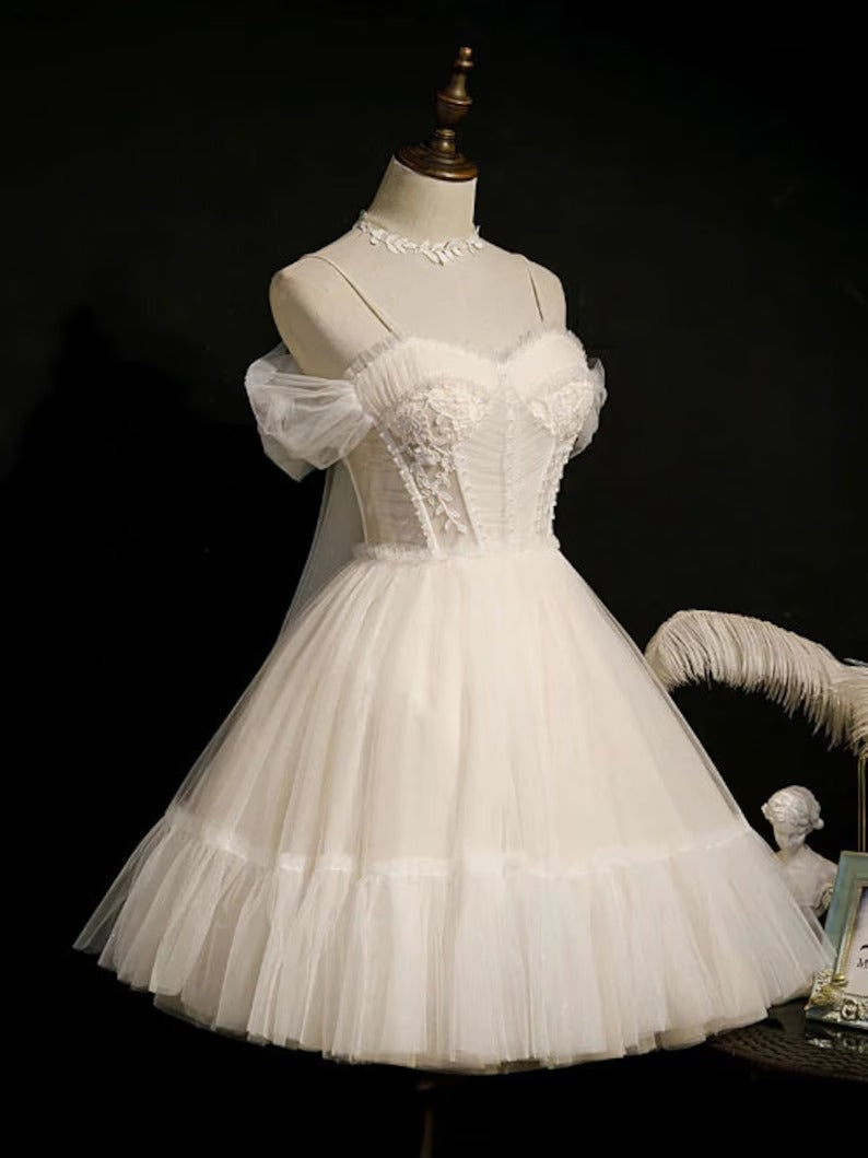 Elegant Burgundy Short Sleeve Prom Long Dress Evening Ball Gown – FloraShe